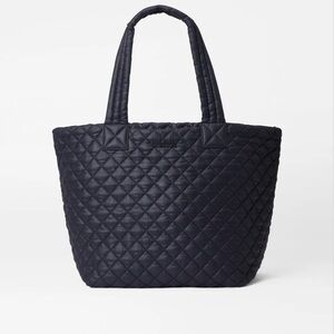 MZ Wallace Medium Metro Tote Deluxe in Black